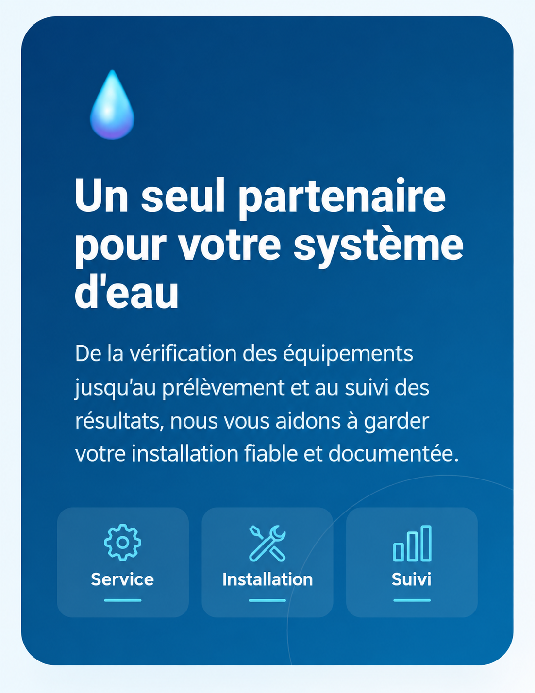 Aquaneva — Service, installation et suivi des systèmes d’eau